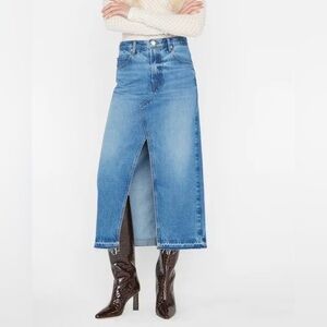 FRAME The Midaxi Skirt in Del Amo 23